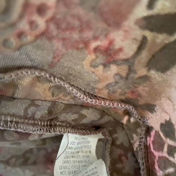 Mauve by Anthropologie Floral Fringe Kimono - Picture 8 of 9